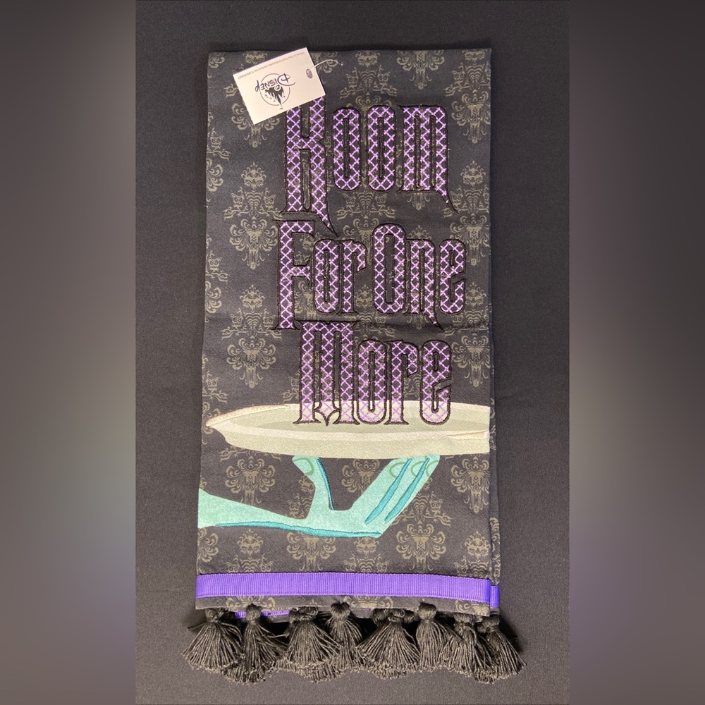 Disney Parks Haunted Mansion Room For One More Kitchen Towel NEW